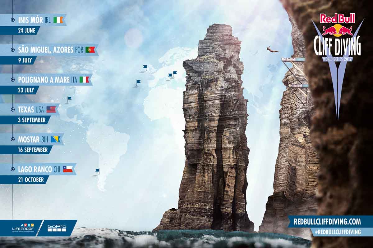 Red Bull Cliff Diving World Series – Açores recebem a prova pelo sexto ano consecutivo.