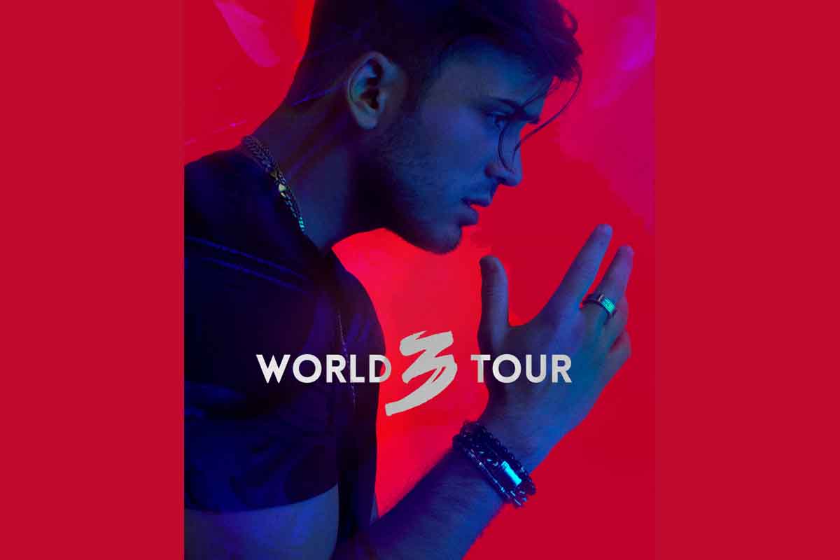 David Carreira inicia nova digressão, 3 WORLD TOUR, dia 16 abril em Barcelos