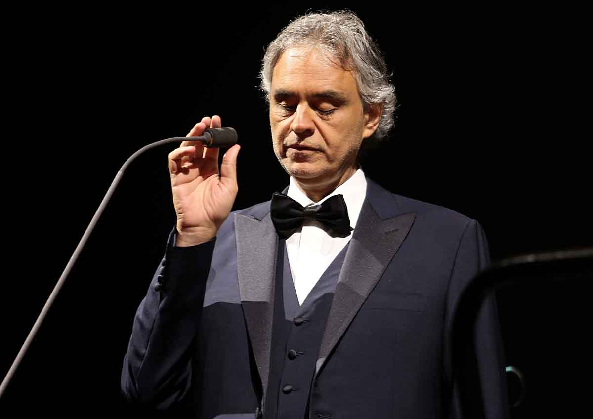 Andrea Bocelli esgotou o Meo Arena.