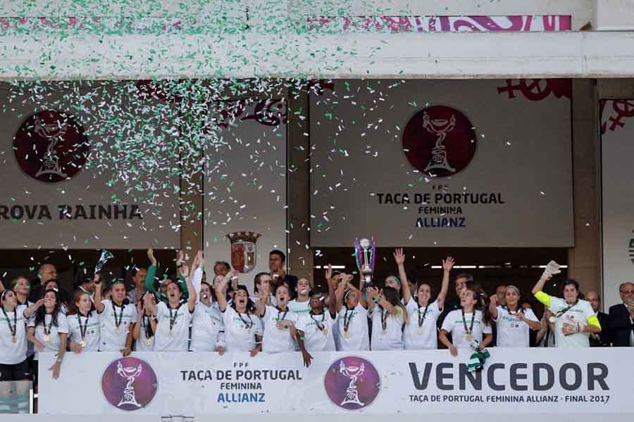 Futebol feminino – Sporting ganha Taça de Portugal