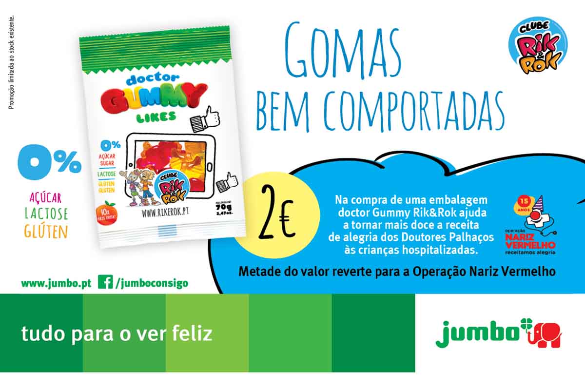 JUMBO SOLIDÁRIO E EM FESTA COM CAMPANHA DE ANIVERSÁRIO