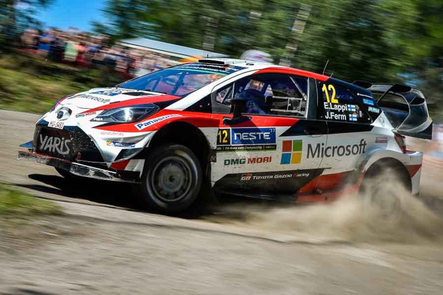 Toyota Yaris WRC alcança resultado histórico no Rali da Finlândia