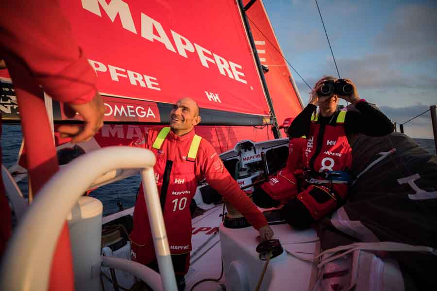 VOLVO OCEAN RACE – MAPFRE SUPERA TEAM BRUNEL EM PRÓLOGO ENCURTADO