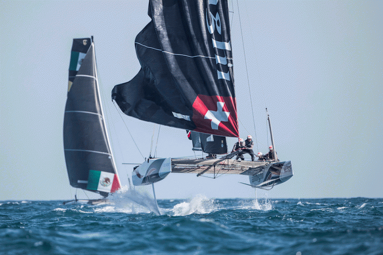 Equipas da Extreme Sailing Series™ prontas para a batalha de meio da época em Cascais