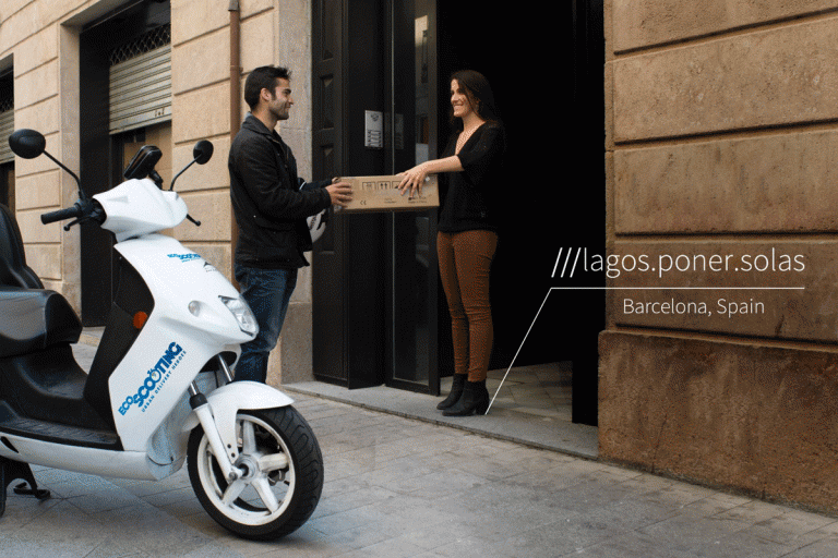 EcoScooting e what3words juntam-se em Portugal e Espanha para proporcionar entregas ao domicílio mais rápidas e eficazes