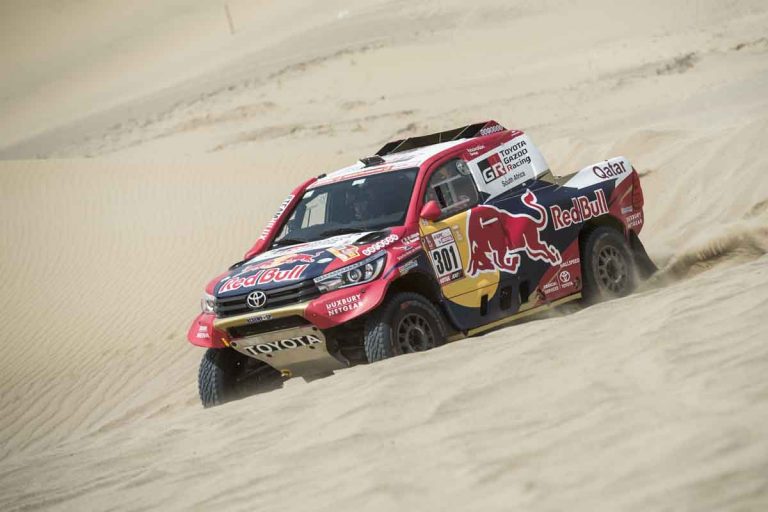 Dakar 2018 – Al-Attiyah, Sunderland e Casale estabeleceram o ritmo enquanto Loeb foi traído pelos travões.