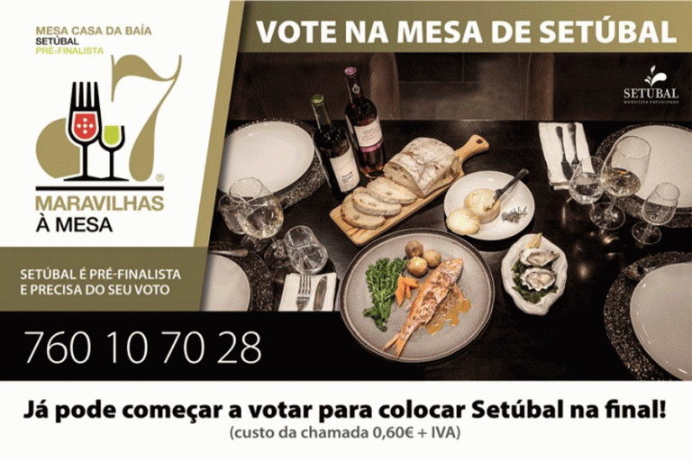 7 Maravilhas à Mesa: Setúbal é pré-finalista