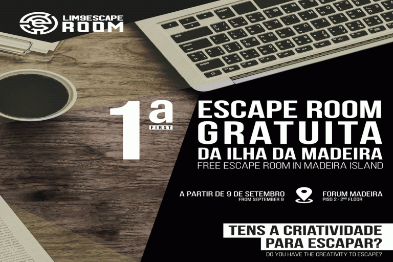 1ª ESCAPE ROOM GRATUITA INVADE O FORUM MADEIRA