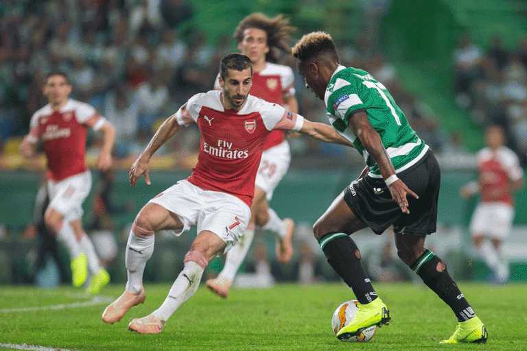 SPORTING PERDE EM CASA (0-1) COM O ARSENAL E CAI PARA O SEGUNDO LUGAR DO GRUPO E