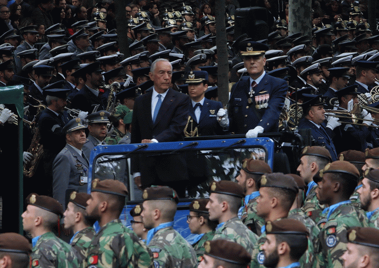 Os Cem anos do final da 1ª Guerra Mundial, assinalados com grande desfile militar na Av. da Liberdade em Lisboa