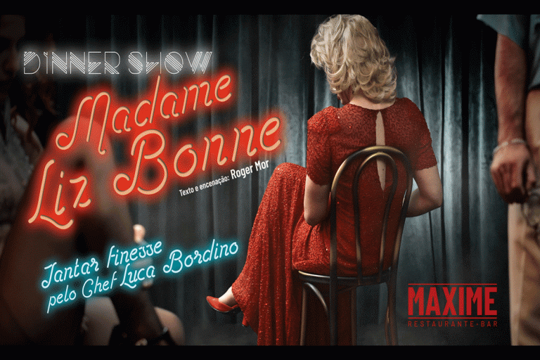 Maxime estreia Dinner-Show “Madame Liz Bonne”