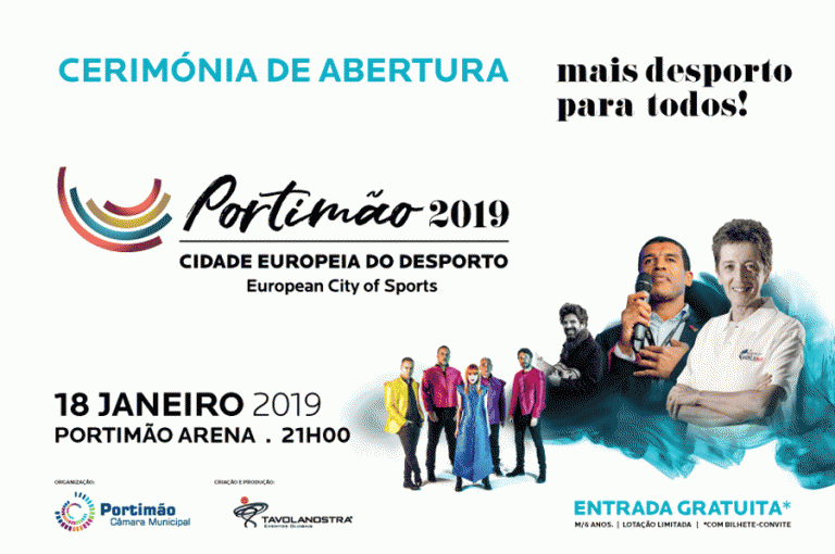 PORTIMÃO: CIDADE EUROPEIA DO DESPORTO 2019 – a contagem decrescente começou