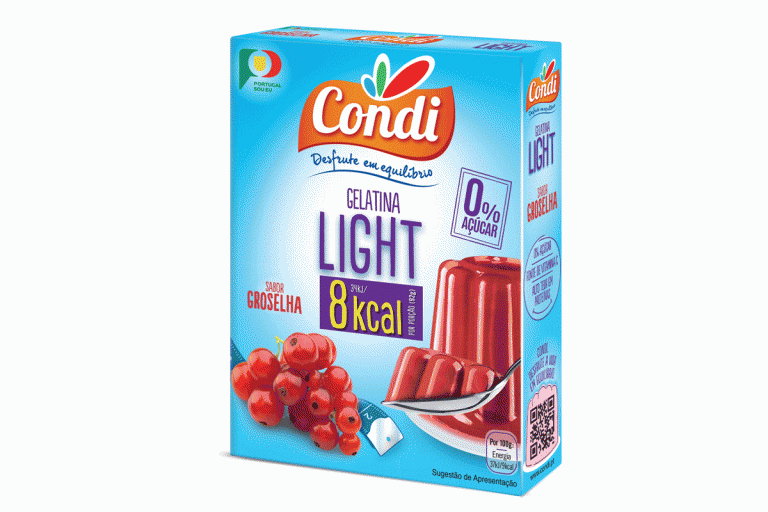 A CONDI lança a Gelatina Light Groselha com 0% Açúcar