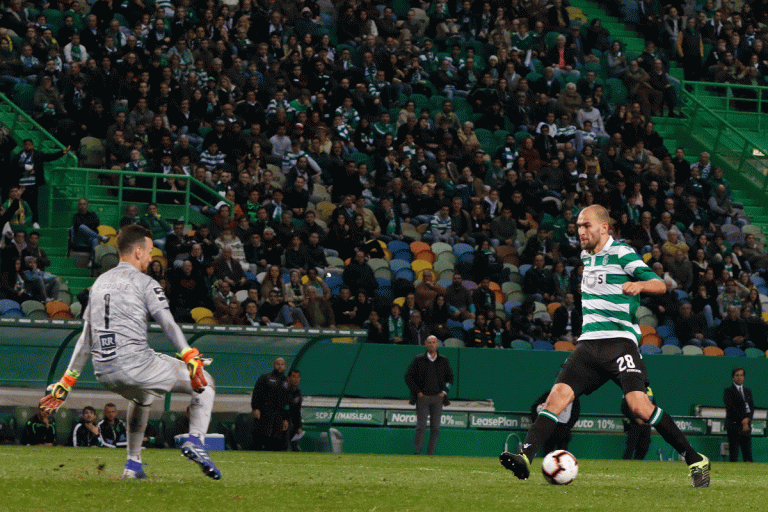 Vitoria do Sporting sobre o Portimonense por 3-1