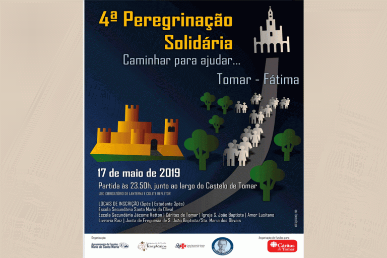 4ª Peregrinação Solidária a favor da Cáritas de Tomar