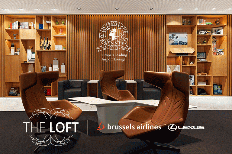 “THE LOFT BY BRUSSELS AIRLINES AND LEXUS” NO AEROPORTO DE BRUXELAS NOMEADO  ‘MELHOR LOUNGE DA EUROPA 2019’