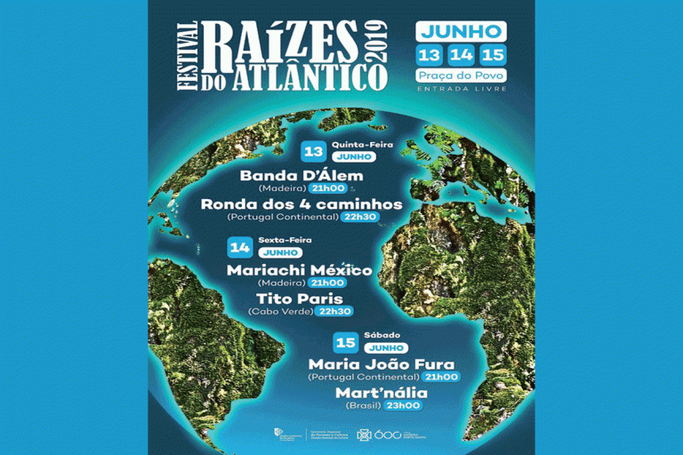 FESTIVAL “RAÍZES DO ATLÂNTICO” ARRANCA, ESTA QUINTA-FEIRA, NA PRAÇA DO POVO