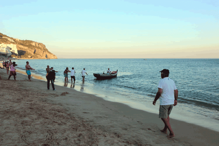 Arte Xávega na Baía de Sesimbra