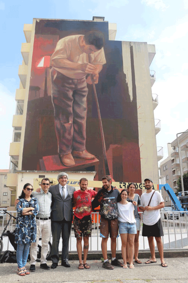 Oliveira de Azeméis abre-se à arte mural