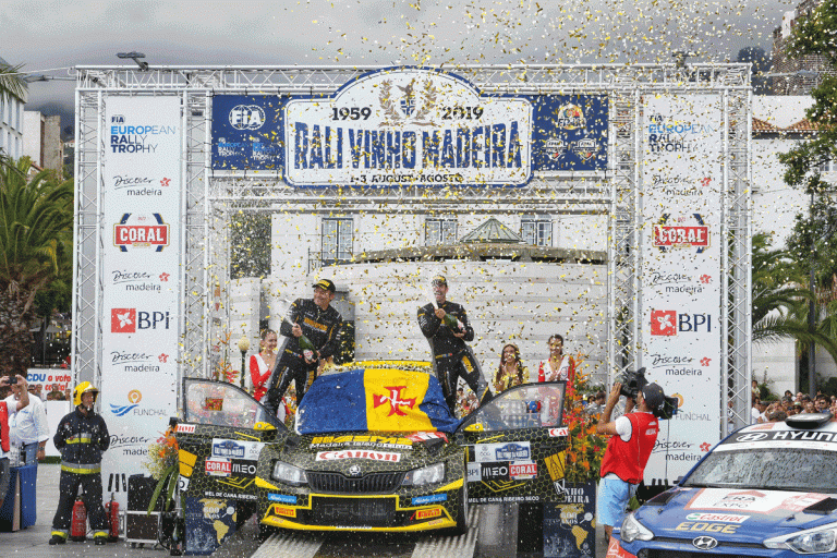 Alexandre Camacho é “tri” campeão do Rali Vinho da Madeira