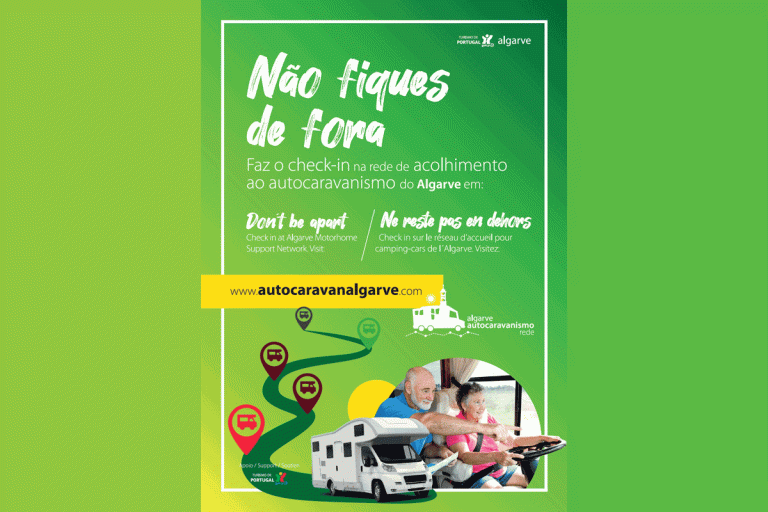 «NÃO FIQUES DE FORA» É A NOVA CAMPANHA DO TURISMO DO ALGARVE DESTINADA A AUTOCARAVANISTAS