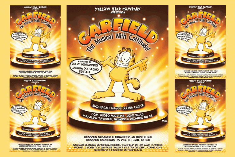 Garfield, Um Musical com Gatitude …. nos Jardins do Casino Estoril