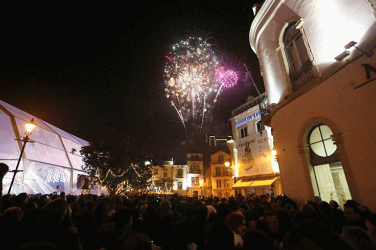 Tradicional fogo de artifício do Castelo marca passagem de ano em Leiria