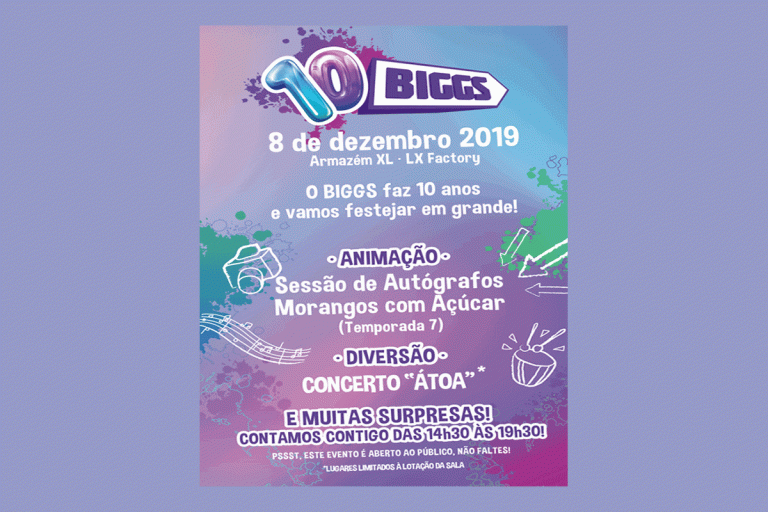 O Biggs, primeiro canal infantil