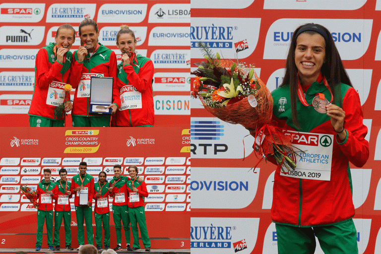 Portugueses conseguem 3 medalhas de Bronze no 26º Campeonato da Europa de Corta-Mato.