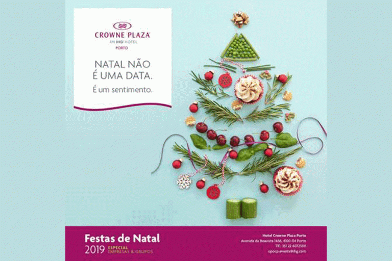 Crowne Plaza Porto desafia empresas e amigos para “O” jantar de Natal