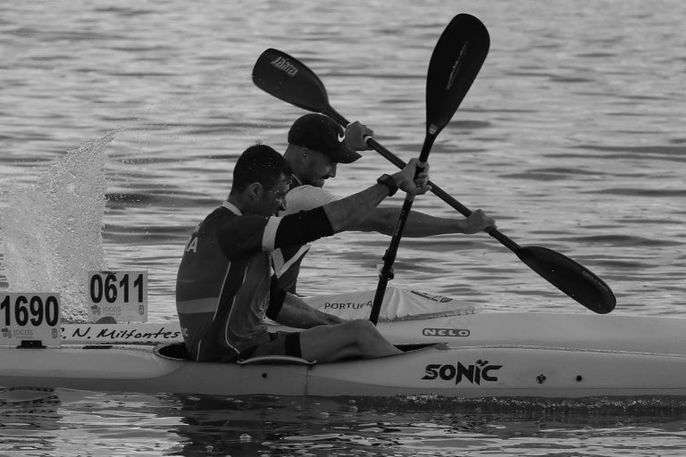 Campeonato Regional de Fundo da Bacia do Tejo em canoagem na Baía da Amora, CCA,