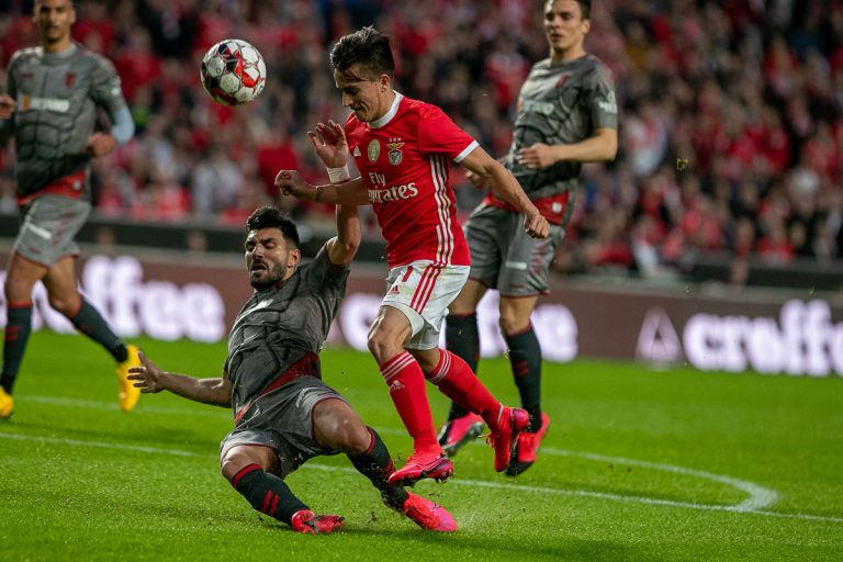 Ao intervalo Benfica 0-1 Braga