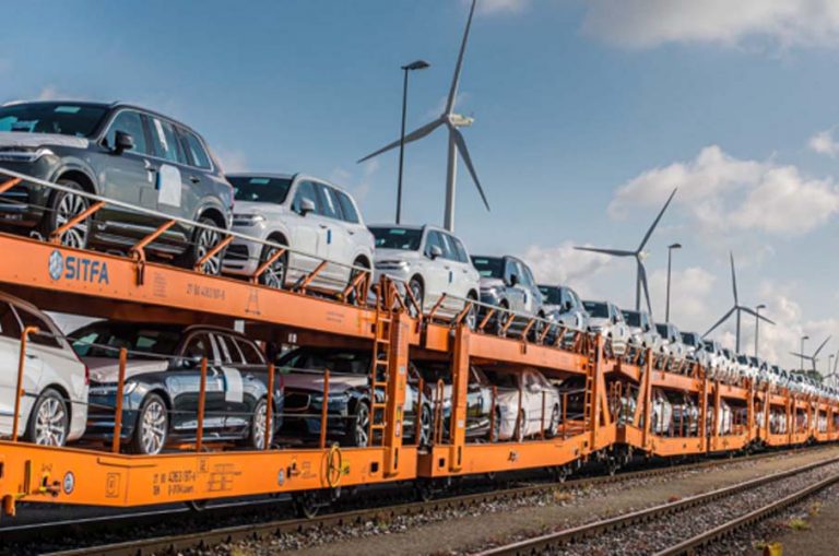 Volvo Cars aumenta transporte ferroviário para reduzir emissões