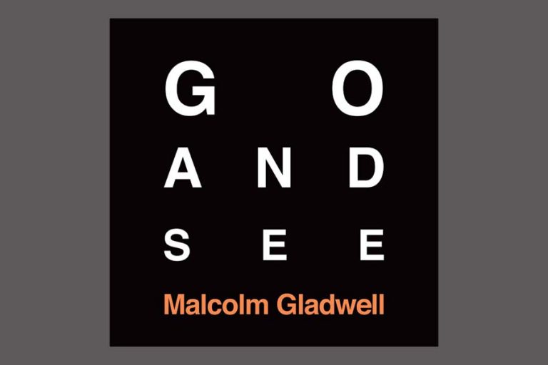 Malcolm Gladwell a convite da Lexus em “GO AND SEE”, um podcast exclusive