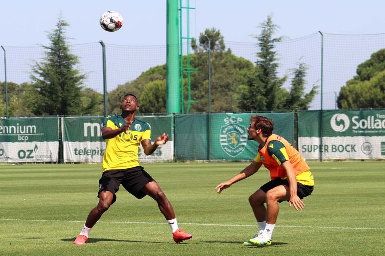 Sporting regressou hoje ao treino, na Academia