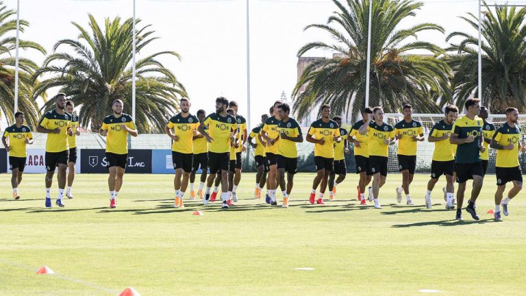 Sporting voltou hoje a treinar em terras algarvias