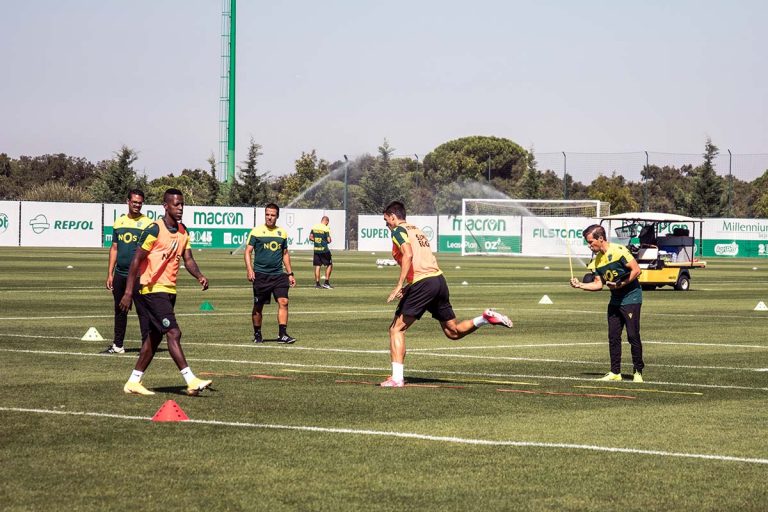 Sporting voltou hoje aos treinos depois da vitória sobre o Valladolid