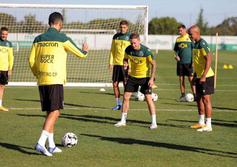 Sporting voltou ao treino com regresso dos internacionais sub-21