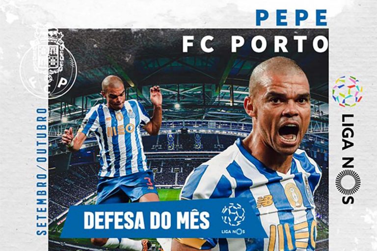 Pepe eleito o Defesa do Mês na Liga NOS