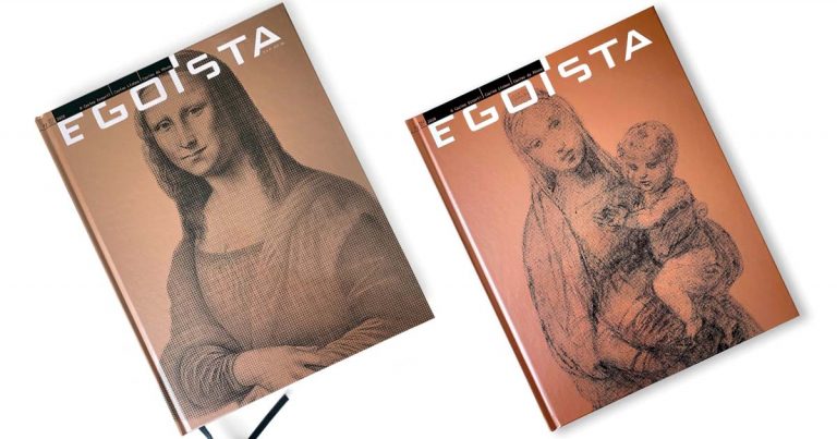 Revista “Egoísta”evoca Leonardo Da Vinci e Raffaello Sanzio, na edição de Natal