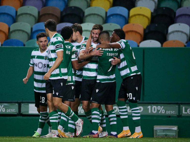 Sporting venceu o Farense com golo em tempo de compensação