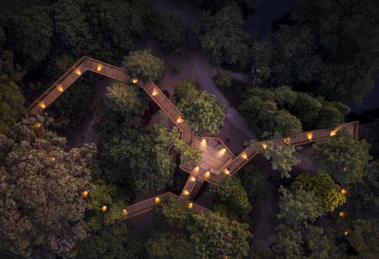 Treetop Walk, no Parque de Serralves, considerado um dos melhores projetos paisagísticos do mundo de 2020