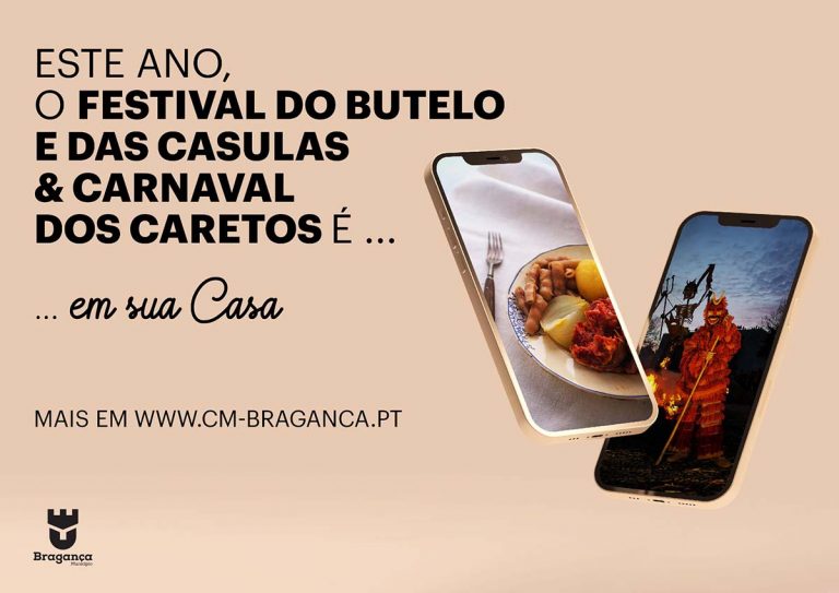 Festival do Butelo e das Casulas e Carnaval dos Caretos 2021 na casa de todos os portugueses