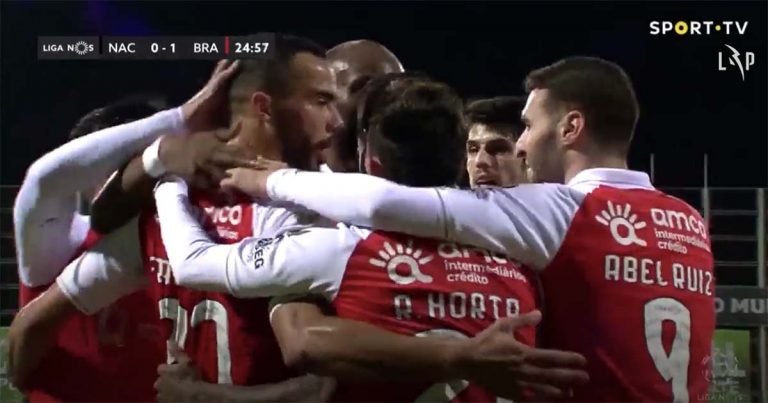 Sporting de Braga vence na Madeira e sobe ao 2º lugar da Liga NOS