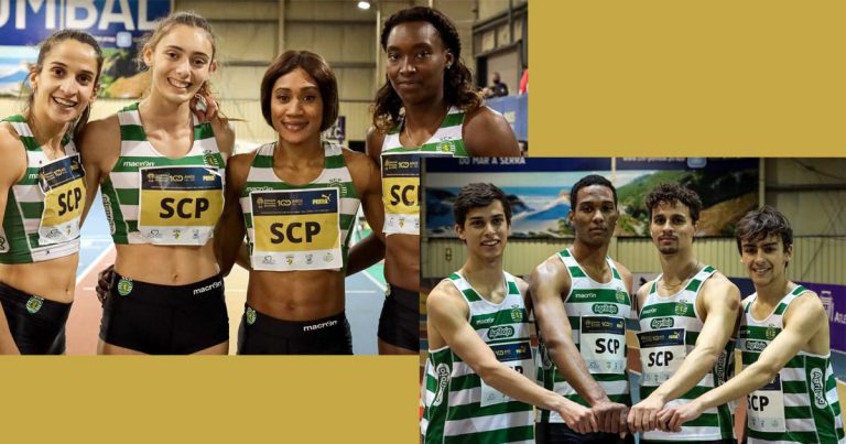 Sporting sagra-se campeão nacional de clubes, masculinos e femininos, em pista coberta