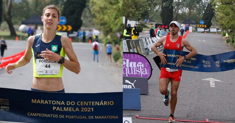 Luís Saraiva e Rafaela Fonseca campeões de maratona nos Campeonatos de Portugal