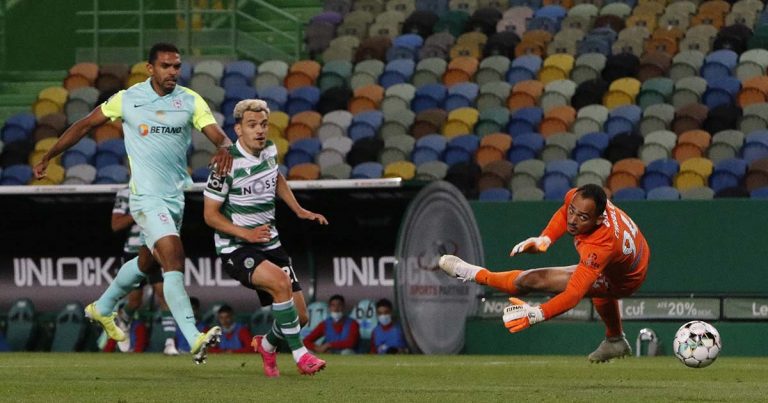 Sporting venceu o Marítimo, e Pote é o melhor marcador do campeonato