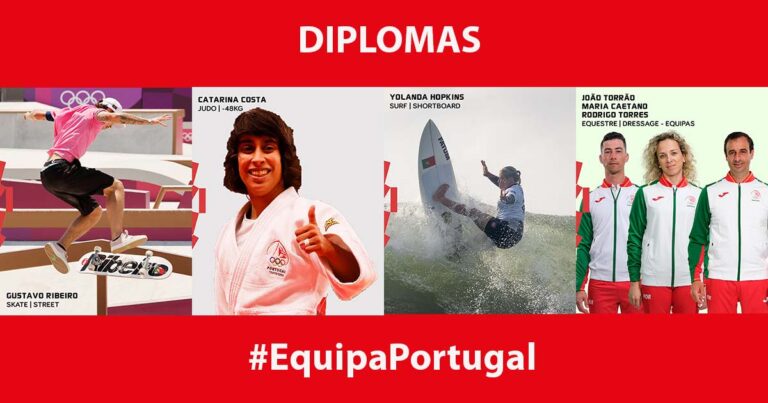 Jogos Olímpicos: Equipa Portugal com quatro diplomas