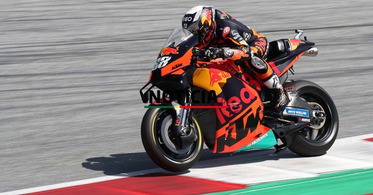 Miguel Oliveira, volta a cair e abandona o GP da Áustria