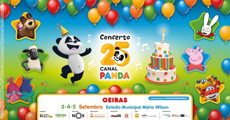 Oeiras recebe concerto do 25º aniversário do Canal Panda